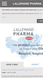 Mobile Screenshot of lallemandpharma.com